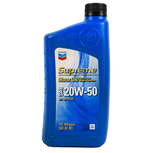 Chevron Motor Oil 1Qt 20W50 (Pack Of 1)