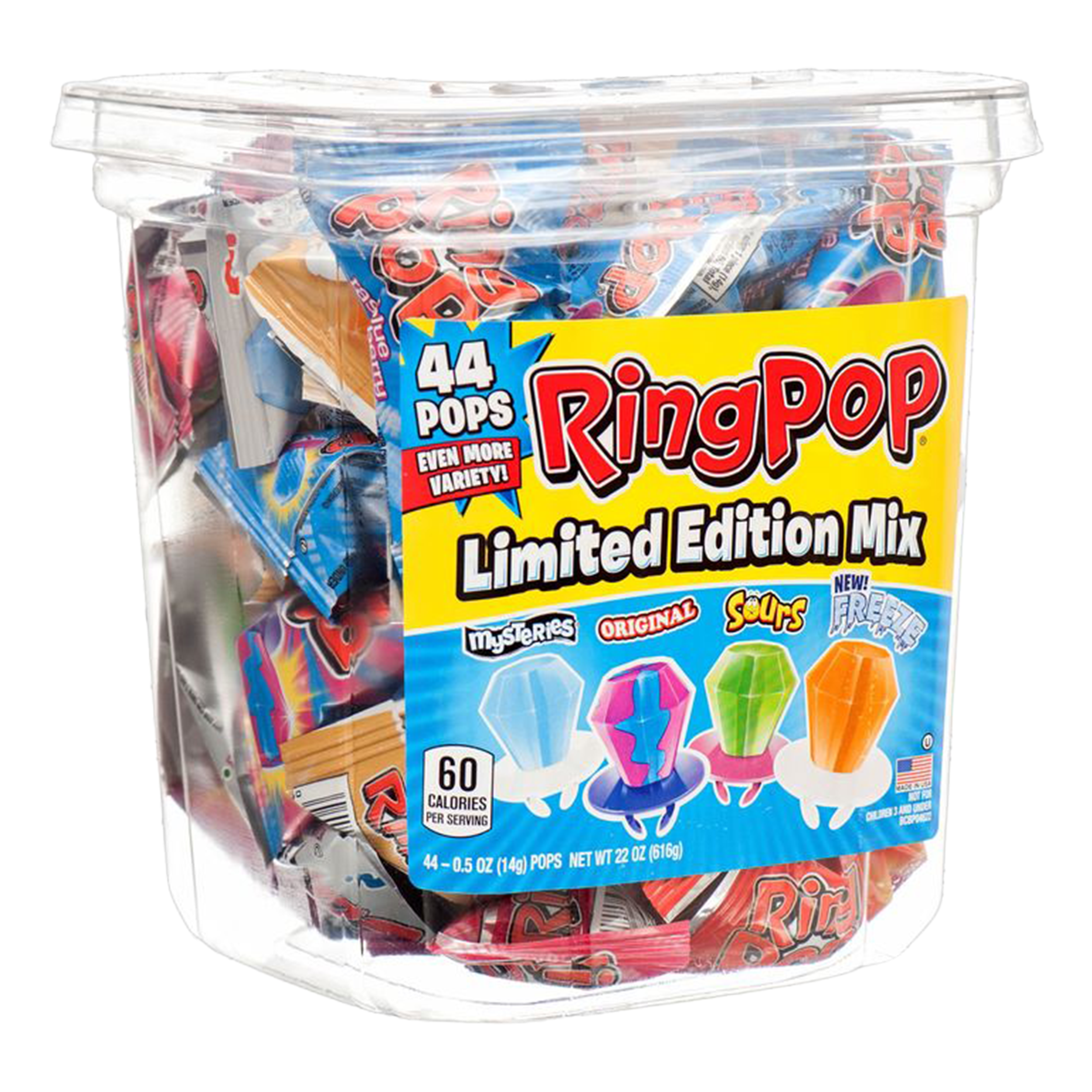 RINGPOP 0.5 OZ, 44 count (Pack Of 1)