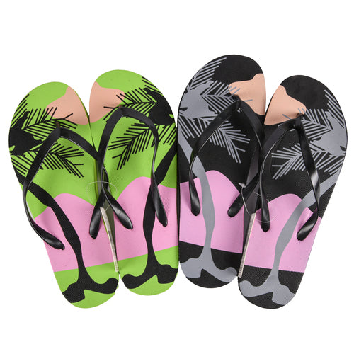 HS PALM TREE WOMENS SANDALS ASST SIZES