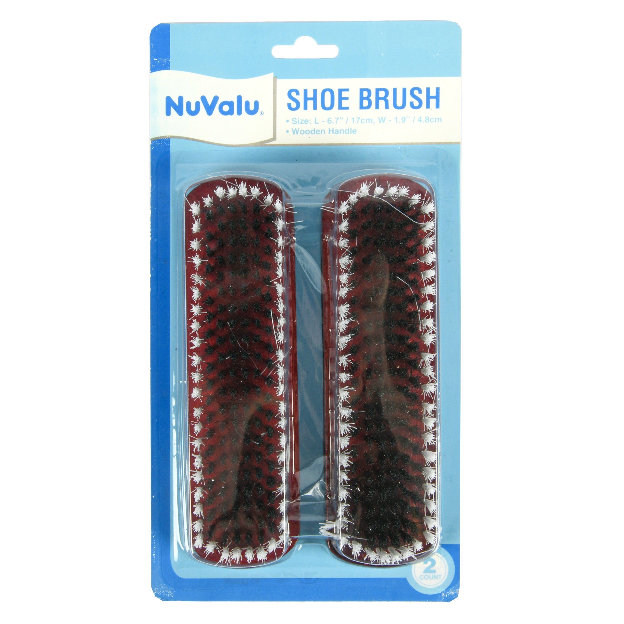 NuValu Shoe Cleaning Brush, 2 Count (24 Pack)