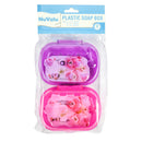 Nuvalu Plastic Soap Box 5.3"X4"X1.8" 38G 2Pc (24 Pack)