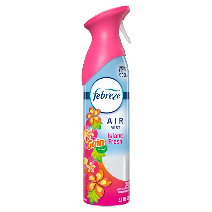 Febreze Air Effects Gain Island Fresh 8.1 oz – Odor‑eliminating tropical scent air freshener spray
