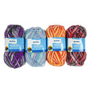 Nuvalu Yarn Asst Acrylic Clr 100 Gram (24 Pack)