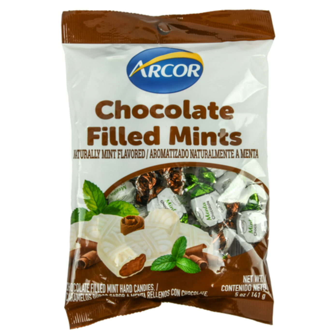Arcor Chocolate Filled Mints, 5 oz (24 Pack)