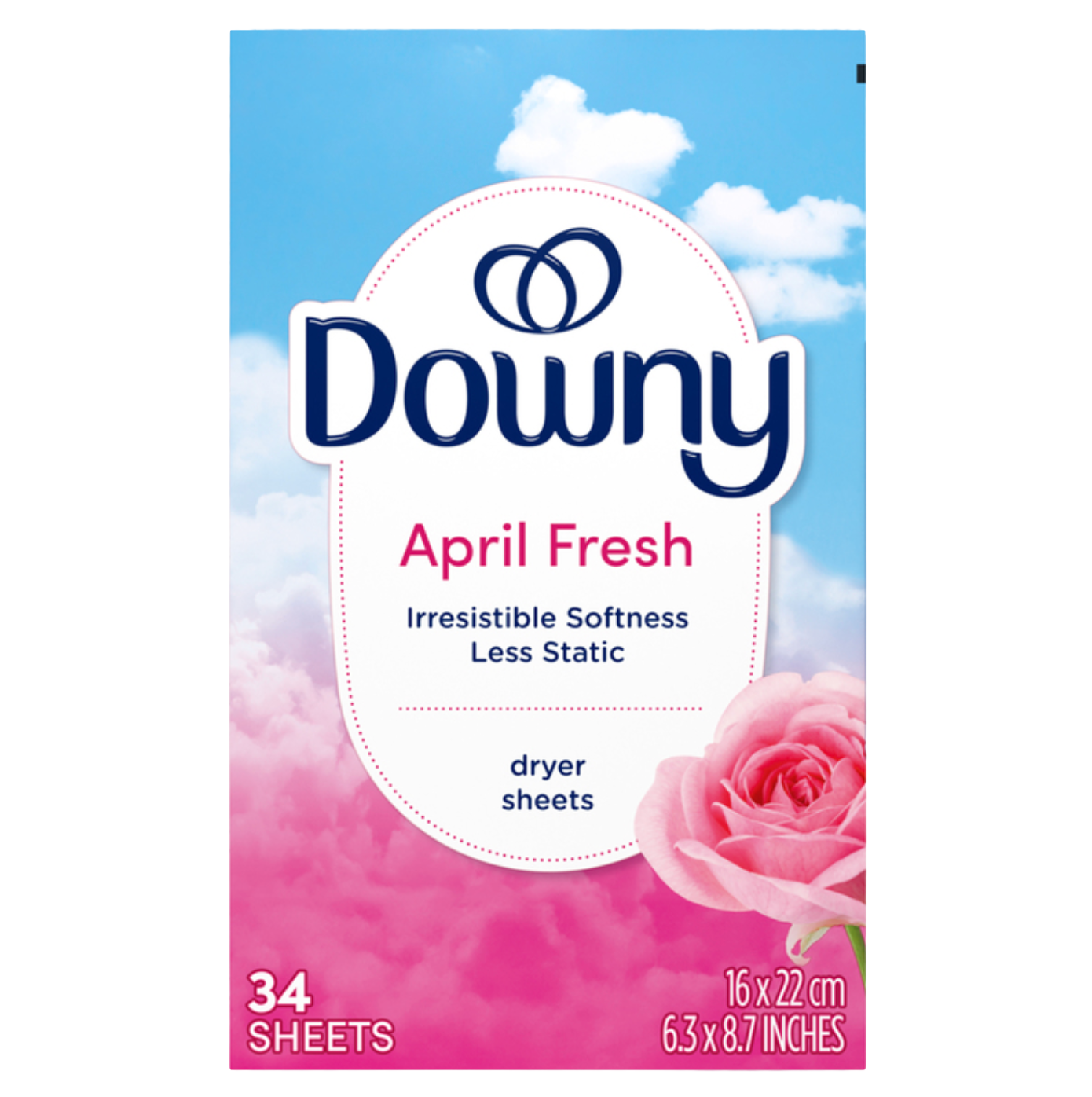 Downy Fabric Sheet April Fresh 34 Count (Pack Of 1)