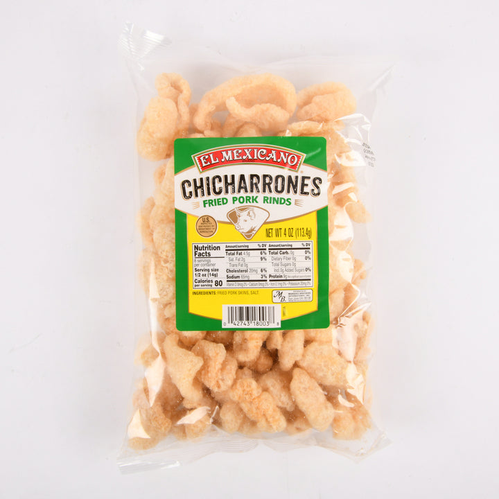 EL MEXICANO CHICHARON SNACK 4OZ(1 Count)