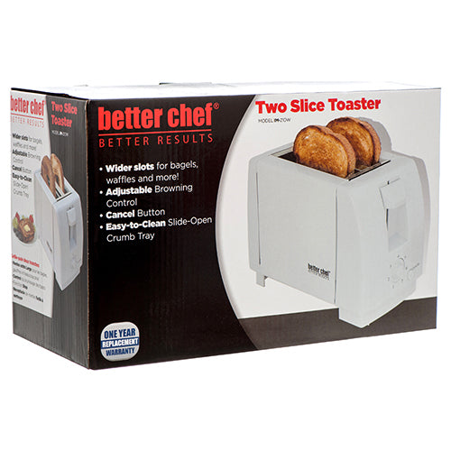 TOASTER BETTER CHEF 2-SLICE#IM210W(1 Count)