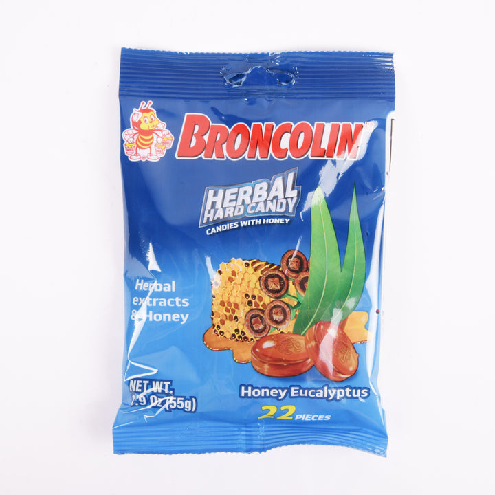 BRONCOLIN COUGH DROPS EUCALYPTUS 1.94OZ(12 Count)