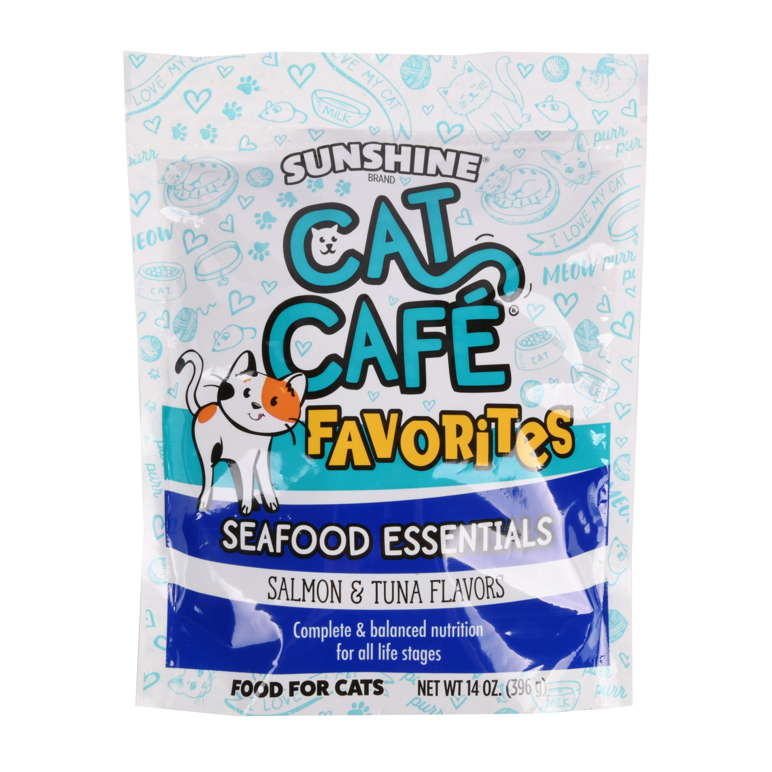 Cat Cafe Food 14 Oz Salmon Flavor (Pack Of 1)
