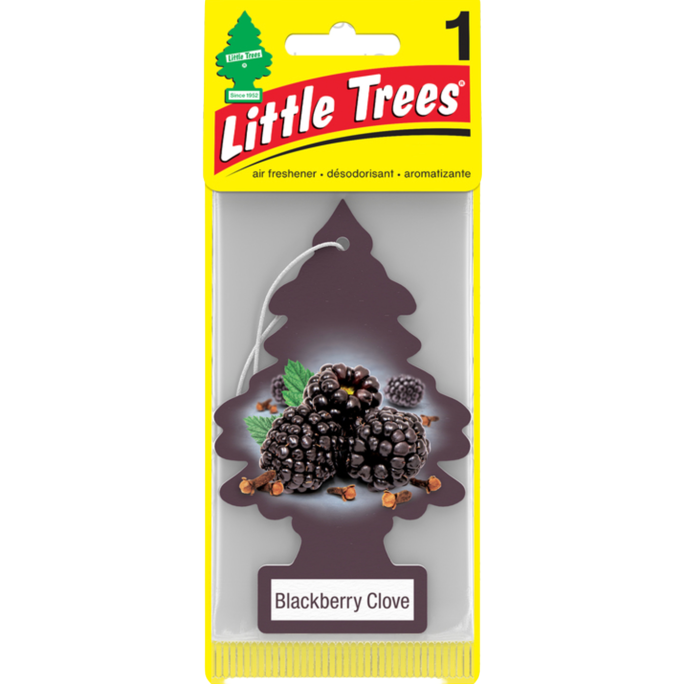 Little Trees Car Freshener, Blackberry Clove (24 Pack)