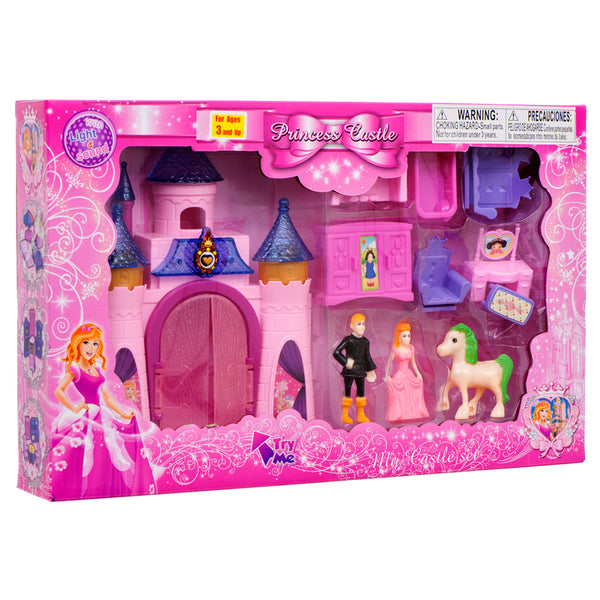 PLAY-SET CASTLE W/LIGHT &SOUND BBT INC #CB688-1(1 Count)