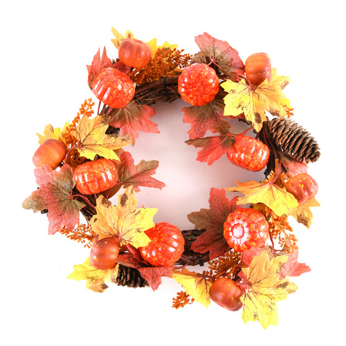 THANKSGIVING ARTIFICIALWREATH (8 PACK)