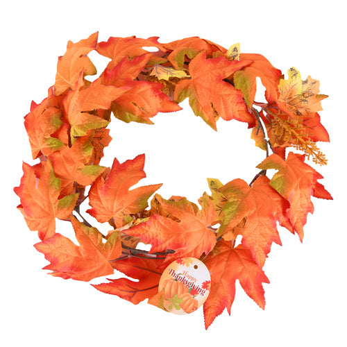 THANKSGIVING ARTIFICIAL WREATH (12 PACK)