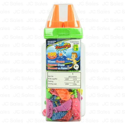 Water Balloons 100ct w/ Injector (12 Pack)