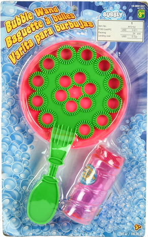 To Bubbles Game w/ Plates (24 Pack)