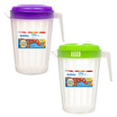 NuValu Clear Pitcher w/ Lid, 3.5 L (24 Pack)