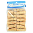 NuValu Wooden Clothespins, 60 Count (24 Pack)