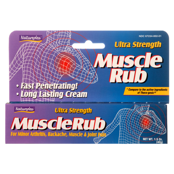 NATUREPLEX ULTRA STRENGTH MUSCLE RUB 1.5 OZ (24 Pack)