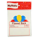 Nuvalu Table Cover White W/Flannelback (24 Pack)
