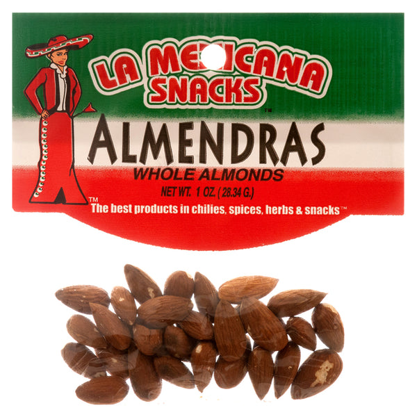 SNACK ALMONDS/ALMENDRAS 1 OZ *6M(12 Count)