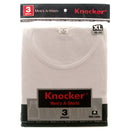 KNOCKER A-SHIRT XL WHITE 3PC(4 Count)