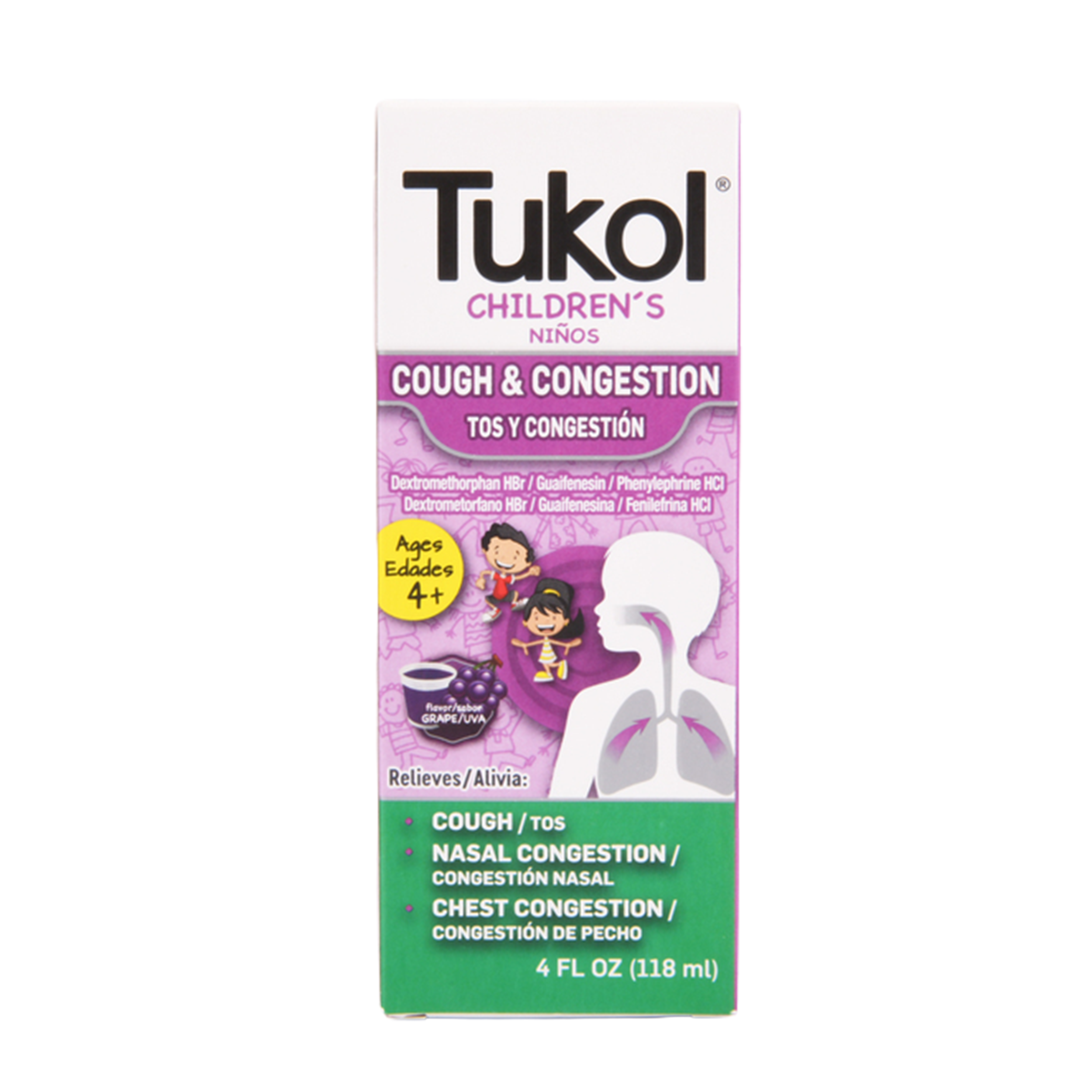 TUKOL CHILDRENS COUGH&COLD 4OZ(1 Count)