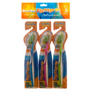 TOOTHBRUSH 3PC FLEXGRIP INDIVIDUAL PACK(1 Count)