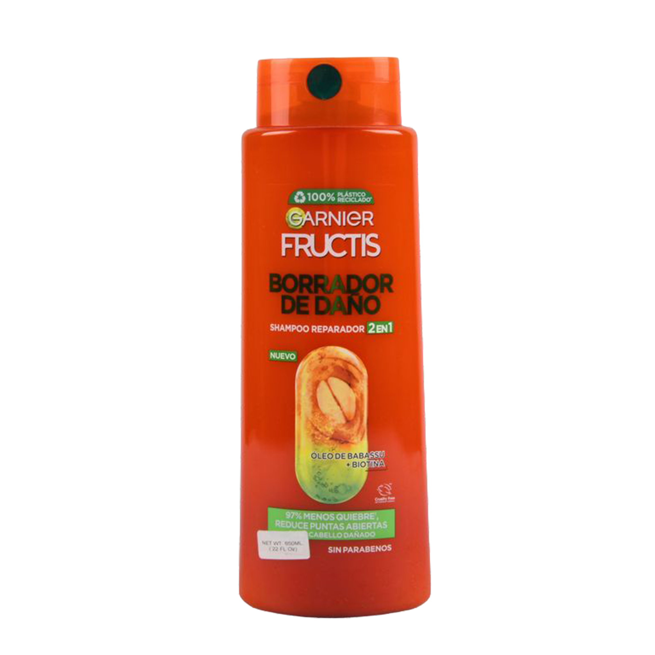 GARNIER SHAMPOO BORRADOR DE Dano LARGO PERFECTO 2 IN 1 650ML(1 Count)