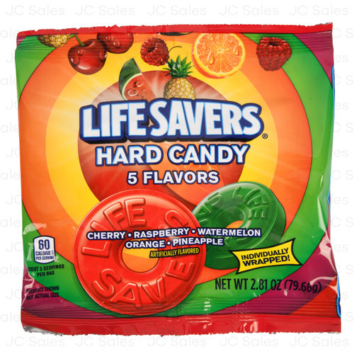 LIFE SAVERS HARD CANDY FIVE ASSORTED FLAVORS 2.81 OZ (12 Pack)