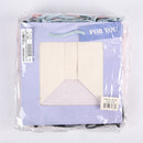 GIFT BAG W/OPEN SHAPED  WINDOW ASSRT CLRS