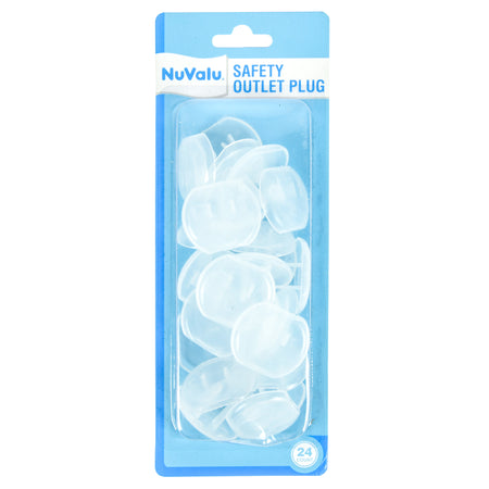 Nuvalu Safety Outlet Plug Cover 24Pcs (24 Pack)