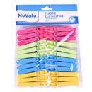 NuValu Plastic Clothespin, 24 Count (24 Pack)