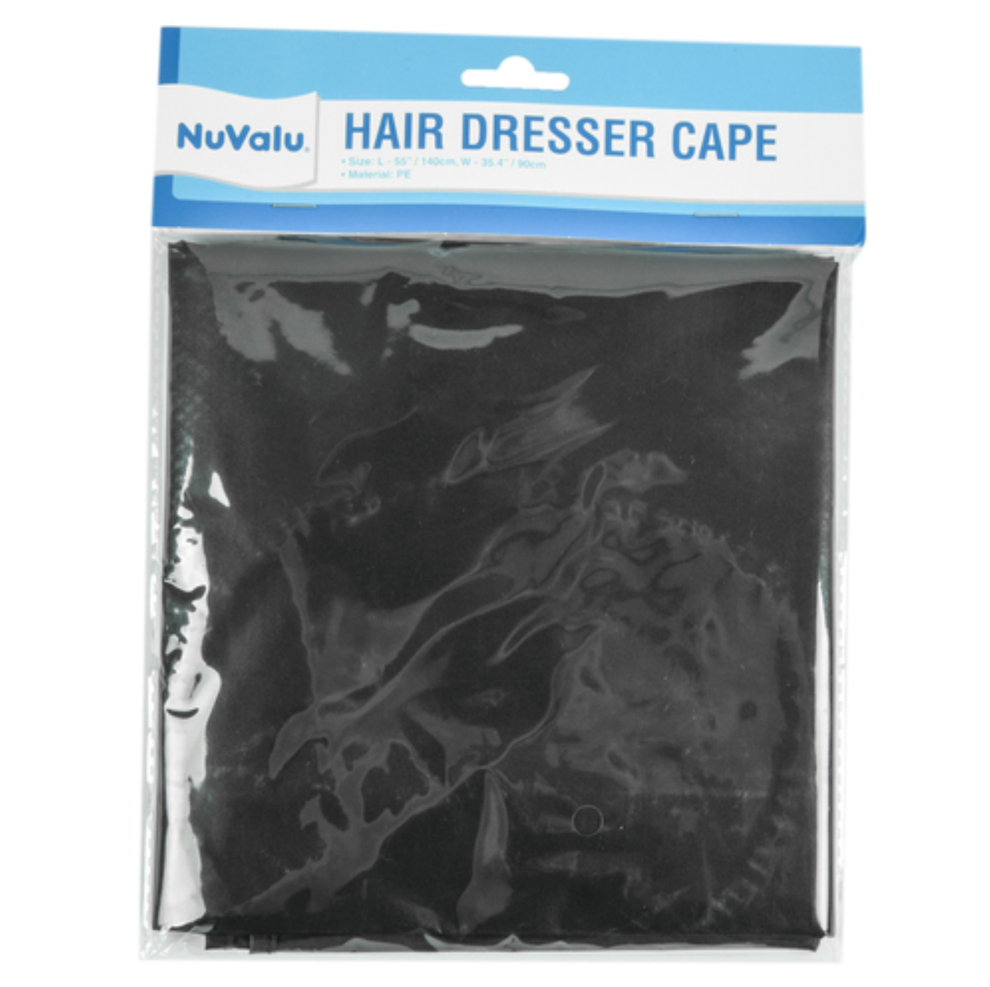 Hair Dresser Cape, Black (24 Pack)