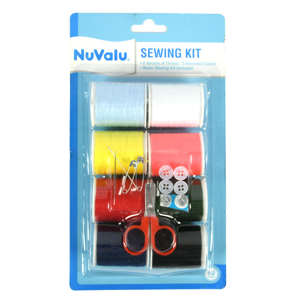 Nuvalu Sewing Thread 8Pcs Kit W/Asst.Colors (24 Pack)