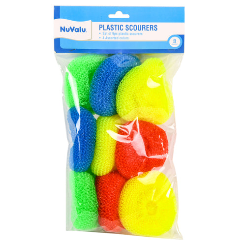 Nuvalu Plastic Scourers 9Pc 6G/Pc (Pack Of 1)