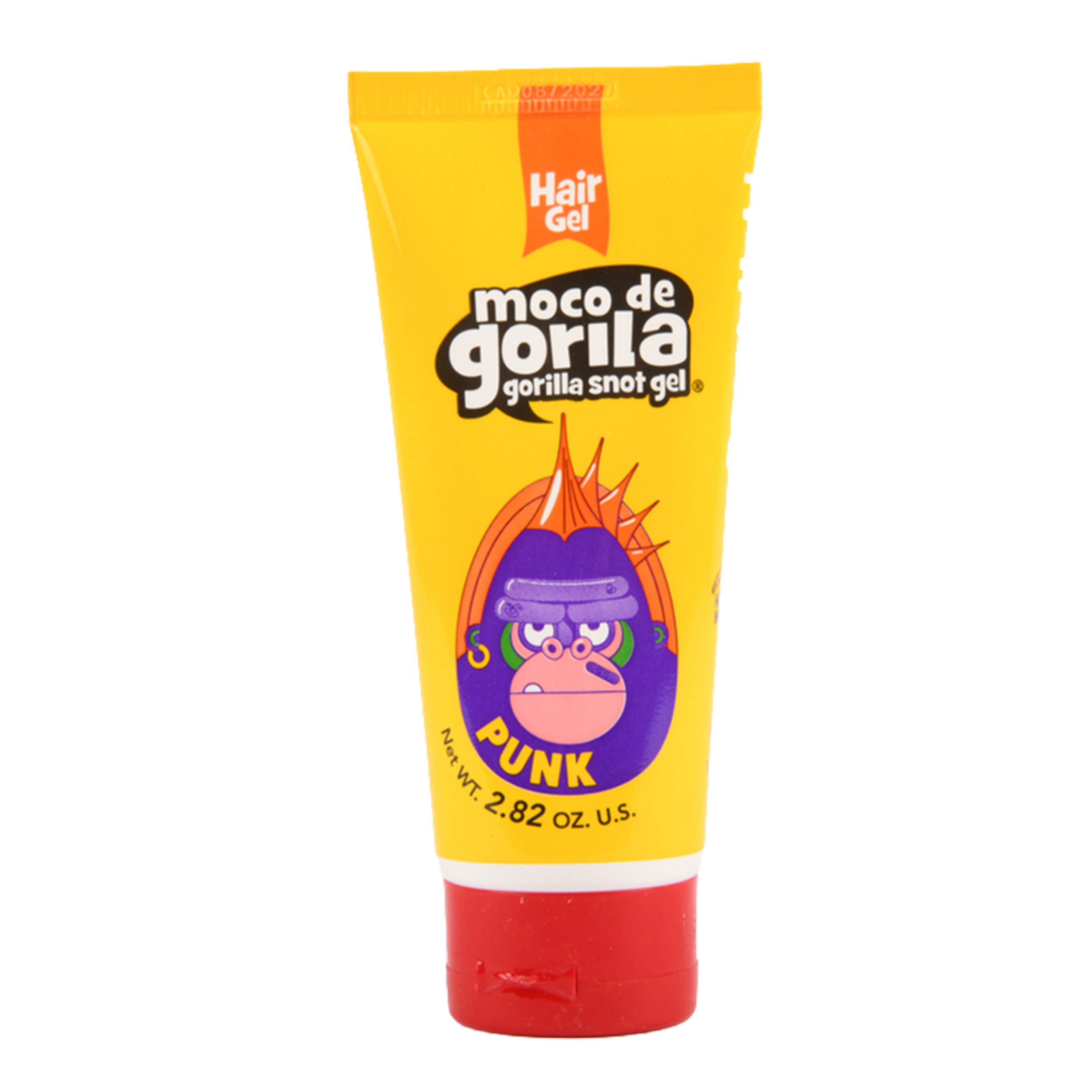 Moco de Gorila Punk Gorilla Snot hair gel 2.82 oz yellow squeeze tube for extreme hold punk hairstyles