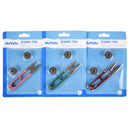 Nuvalu Sewing Tool Bobbins 2Pc W/ Scissor (24 Pack)