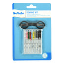 Nuvalu Sewing Set Folding Scissor W/ Needles (24 Pack)