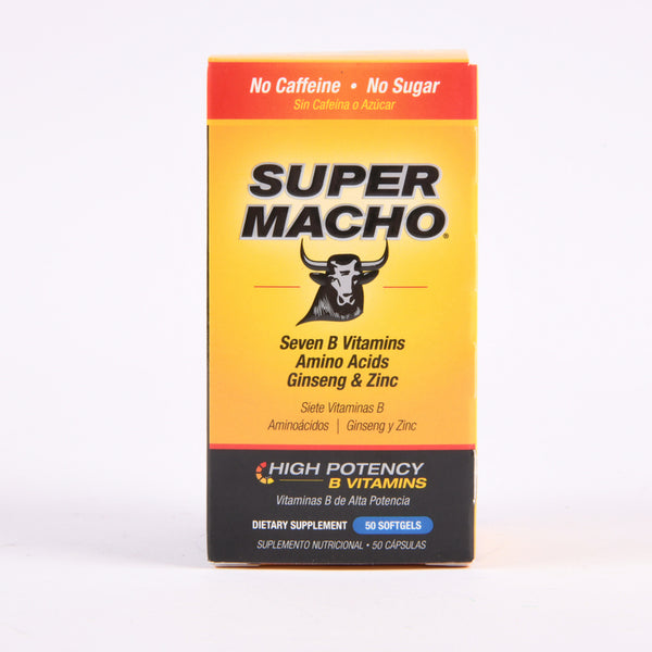 ENERGY TABLETS 50CT SUPER MACHO(1 Count)