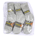 SPAK SOCKS CREW ALL GREY 9-11 4PAIR(3 Count)