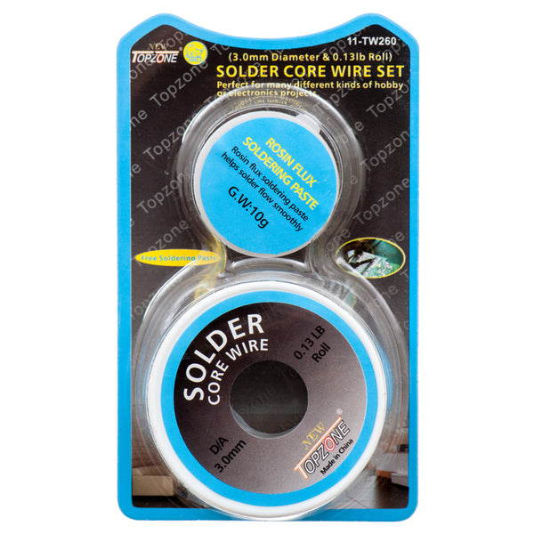 SOLDER CORE WIRE 3.0MM W/SOLDING PASTE #11-TW260(1 Count)