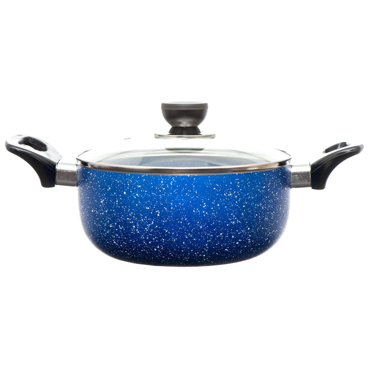DUTCH OVEN 3QT W/GLASS LID BLUE(1 Count)