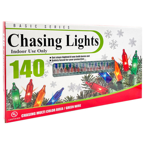 HX LIGHT 140L CHASING MULTI COLOR BULB W/UL (12 PACK)