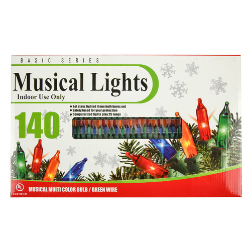 HX LIGHT 140L MUSICAL MULTI COLOR BULB W/UL (12 PACK)