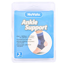 Nuvalu Elastic Support Ankle 2Pc W/ Blister (24 Pack)