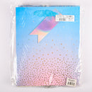 GIFT BAG PASTEL OMBRE COLORS W/DOTS LARGE(12 Count)