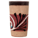 CLAY TEQUILA SHOT W/DESIGNS ASST CLRS