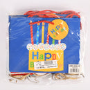 GIFT BAG WIDE BIRTHDAY THEME MED.(12 Count)