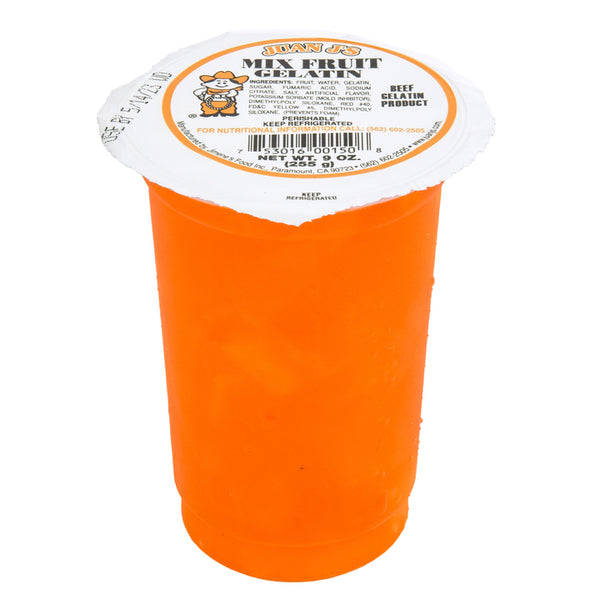 JUAN J'S MIXED FRUIT GELATIN ORANGE-STRAWBERRY 9Z *70D(1 Count)