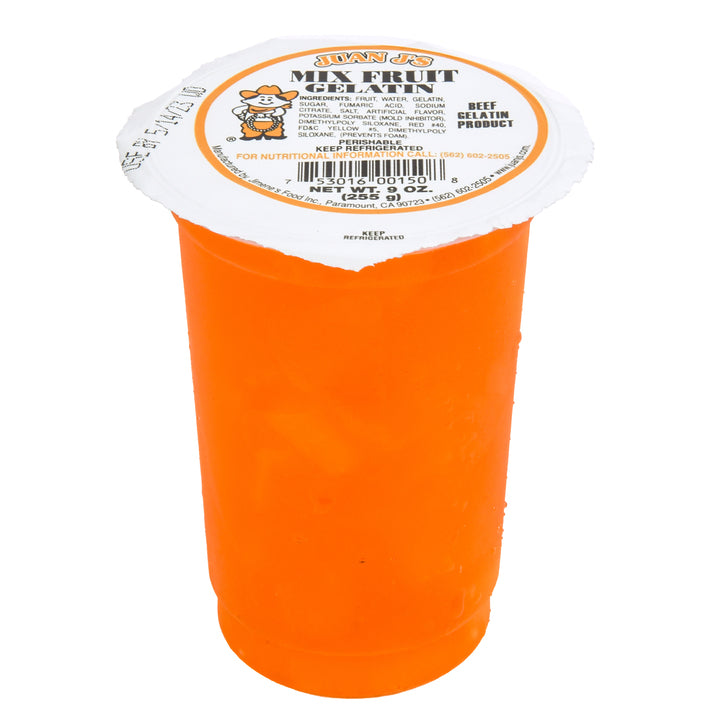 JUAN J'S MIXED FRUIT GELATIN ORANGE-STRAWBERRY 9Z *70D(1 Count)